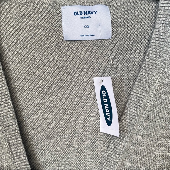 Old Navy Maternity/Nursing Wrap Sweater Gray Size XXL NWT - Picture 5 of 10